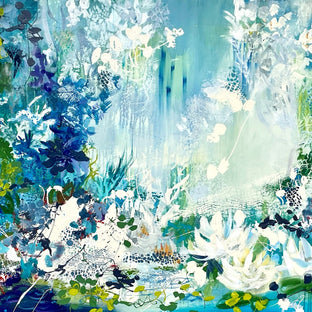  “Secret Garden” acrylic painting by UGallery artist DL Watson 