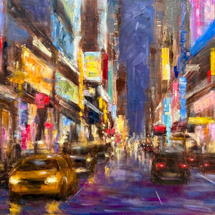  “NYC Night” by UGallery artist Yangzi Xu 