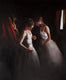 Original art for sale at UGallery.com | Two Dancers by John Kelly | $2,850 | oil painting | 25.5' h x 22.5' w | thumbnail 1