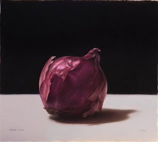 oil painting by Daniel Caro titled Onion