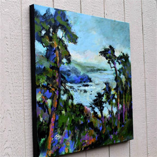 Down the Coast by Kip Decker |  Side View of Artwork 