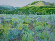 Original art for sale at UGallery.com | Morning Comes to the Meadow by Crystal DiPietro | $4,800 | oil painting | 36' h x 48' w | thumbnail 1