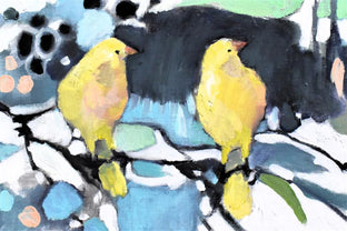 Feathered Yellow by Mary Pratt |   Closeup View of Artwork 