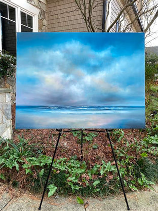 Oceanside Blue by Nancy Hughes Miller |  Context View of Artwork 