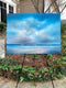 Original art for sale at UGallery.com | Oceanside Blue by Nancy Hughes Miller | $3,200 | oil painting | 36' h x 48' w | thumbnail 3