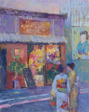 Kyoto Flower Shop by Oksana Johnson |  Artwork Main Image 