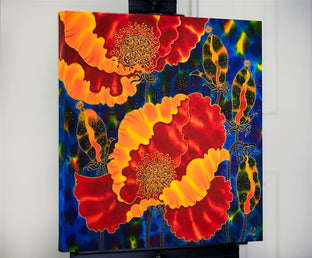 Poppies-3 by Yelena Sidorova |  Context View of Artwork 