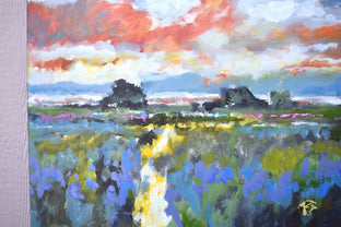 View of the Marsh by Kip Decker |   Closeup View of Artwork 