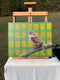 Original art for sale at UGallery.com | Carolina Wren by Alana Clumeck | $300 | oil painting | 11' h x 14' w | thumbnail 3