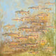 Original art for sale at UGallery.com | Graceful Abundance by Alana Clumeck | $2,100 | oil painting | 36' h x 36' w | thumbnail 1