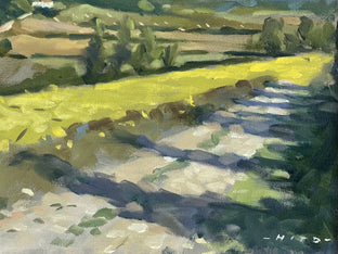 Morning Sunshine, Towards Cavallano by Andrew Hird |   Closeup View of Artwork 