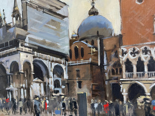 Morning Traffic, Piazzetta San Marco by Andrew Hird |   Closeup View of Artwork 