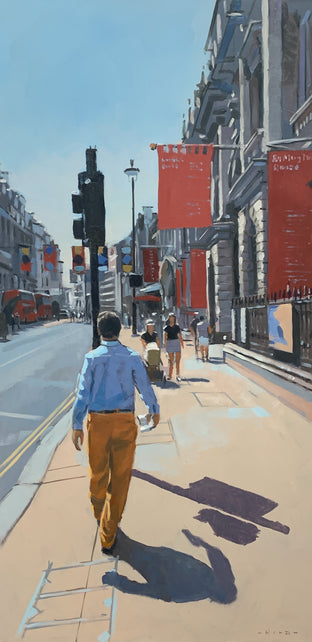 Orange Trousers, Piccadilly by Andrew Hird |  Artwork Main Image 