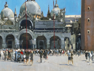 Piazza San Marco, Morning Light by Andrew Hird |   Closeup View of Artwork 