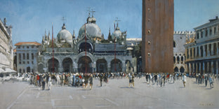 Piazza San Marco, Morning Light by Andrew Hird |  Artwork Main Image 