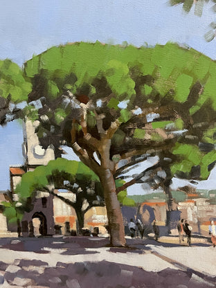 Place de la Castre, Cannes by Andrew Hird |   Closeup View of Artwork 