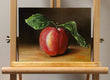 Original art for sale at UGallery.com | A Peach by Art Tatin | $325 | oil painting | 6' h x 8' w | thumbnail 3