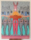 Original art for sale at UGallery.com | Coronation by Arvind Kumar Dubey | $6,300 | acrylic painting | 48' h x 36' w | thumbnail 3