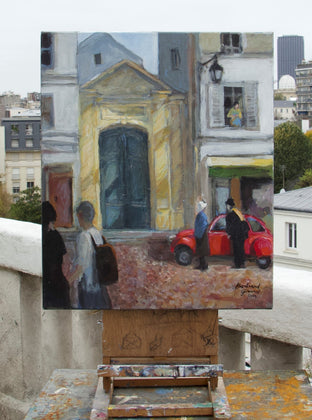 Rue Mouffetard by Bertrand Girard |  Context View of Artwork 