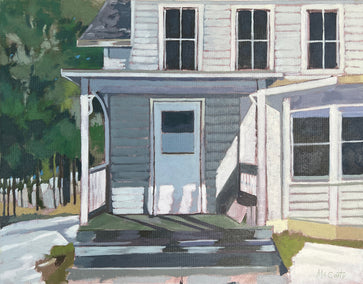 oil painting by Brian McCarty titled Empty House