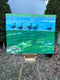 Original art for sale at UGallery.com | Five Geese by Brian McCarty | $875 | oil painting | 24' h x 30' w | thumbnail 3