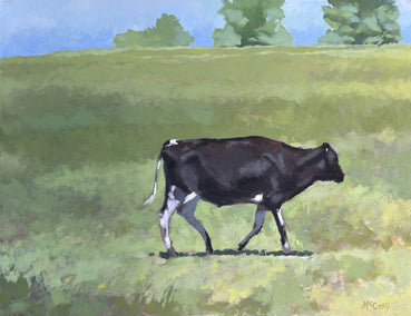 oil painting by Brian McCarty titled Heading Home Now