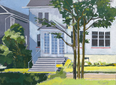 oil painting by Brian McCarty titled House Across the Street