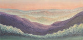 Original art for sale at UGallery.com | Evening Lullaby by Brit J Oie | $1,075 | mixed media artwork | 15' h x 30' w | thumbnail 1