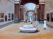 Original art for sale at UGallery.com | At the Louvre by Carey Parks | $450 | acrylic painting | 9' h x 12' w | thumbnail 1