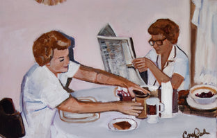 Breakfast Time by Carey Parks |   Closeup View of Artwork 