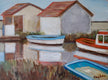 Original art for sale at UGallery.com | L’ile d’oléron by Carey Parks | $800 | acrylic painting | 18' h x 24' w | thumbnail 1