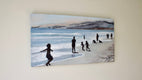 Original art for sale at UGallery.com | Santa Monica by Carey Parks | $875 | acrylic painting | 16' h x 30' w | thumbnail 2