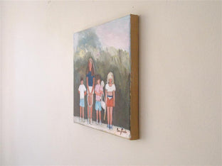 Siblings by Carey Parks |  Side View of Artwork 