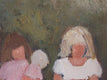 Original art for sale at UGallery.com | Siblings by Carey Parks | $450 | acrylic painting | 10' h x 10' w | thumbnail 4