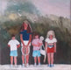 Original art for sale at UGallery.com | Siblings by Carey Parks | $450 | acrylic painting | 10' h x 10' w | thumbnail 1