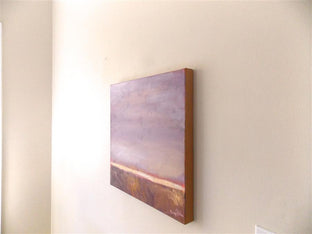 Purple Sky by Carey Parks |  Side View of Artwork 