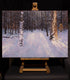 Original art for sale at UGallery.com | Invitation by Dariusz Choinski | $3,800 | oil painting | 20' h x 28' w | thumbnail 3