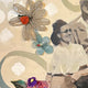 Original art for sale at UGallery.com | Romance in the 40's by Darlene McElroy | $625 | mixed media artwork | 12' h x 12' w | thumbnail 4