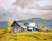 Original art for sale at UGallery.com | Approaching Storm, Rural West Virginia by Doug Cosbie | $375 | oil painting | 11' h x 14' w | thumbnail 1