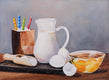 Original art for sale at UGallery.com | Birthday Cake by Dwight Smith | $475 | watercolor painting | 9' h x 12' w | thumbnail 1