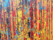 Original art for sale at UGallery.com | Autumn Poem by Elena Andronescu | $850 | acrylic painting | 27.56' h x 27.56' w | thumbnail 4