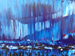 Original art for sale at UGallery.com | Structures of the Sky I by Elena Andronescu | $1,050 | acrylic painting | 31.5' h x 23.6' w | thumbnail 4