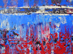 Original art for sale at UGallery.com | Symbiosis by Elena Andronescu | $950 | acrylic painting | 36' h x 28' w | thumbnail 4