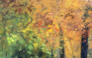 Autumn Light by Elizabeth Garat |   Closeup View of Artwork 