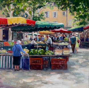 Market Day (Provence) by Faye Vander Veer |  Artwork Main Image 