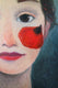 Original art for sale at UGallery.com | Kiss by Galya Popova | $975 | oil painting | 11.8' h x 11.8' w | thumbnail 4