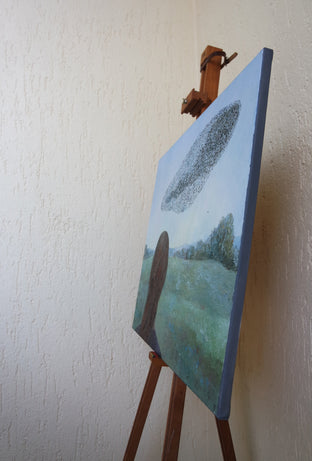 Murmuration by Galya Popova |  Side View of Artwork 