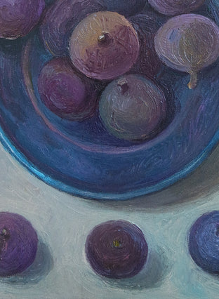 Still Life with Figs by Galya Popova |   Closeup View of Artwork 