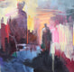 Original art for sale at UGallery.com | Duality by Gena Brodie Robbins | $13,500 | oil painting | 72' h x 72' w | thumbnail 1