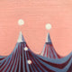 Original art for sale at UGallery.com | Pink Sky Circus by Hadley Northrop | $525 | oil painting | 10' h x 10' w | thumbnail 4